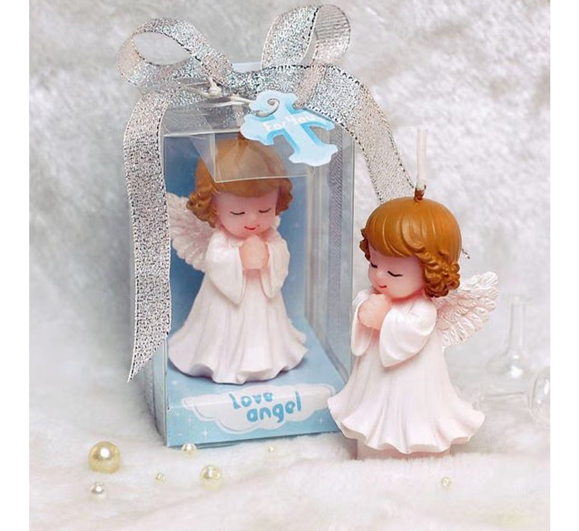 Kit de Angelito para Bautizo / Baptism Angel Favor Kit — Florece