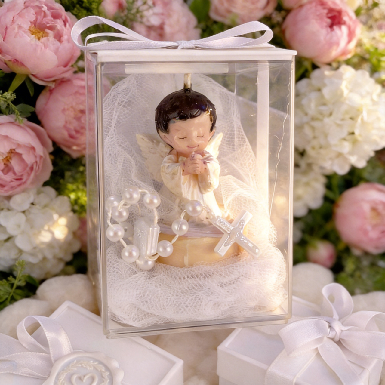 Kit de Angelito para Bautizo / Baptism Angel Favor Kit — Florece