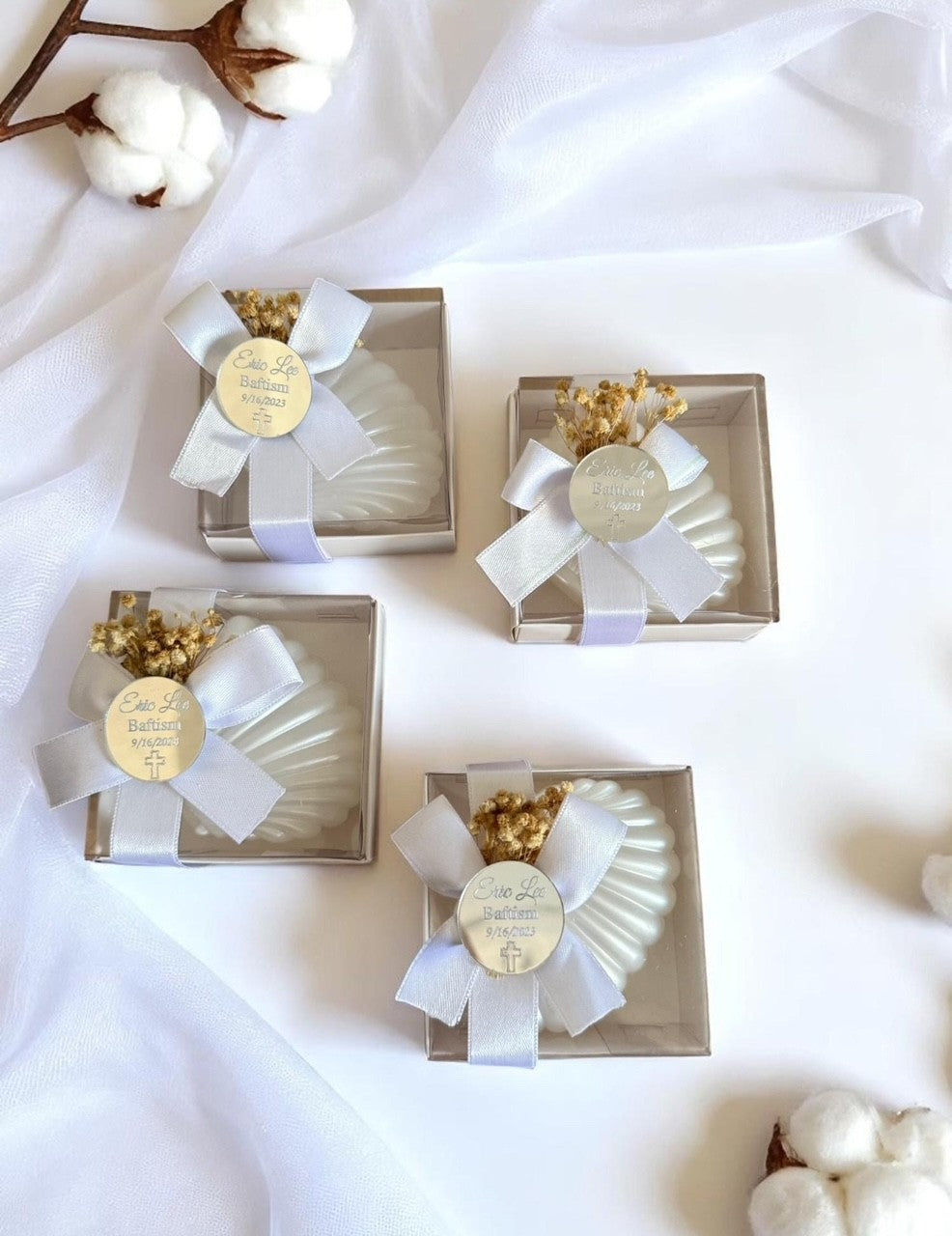 Jabón de Bautizo Personalizado / Personalized Baptism Soap — Florece