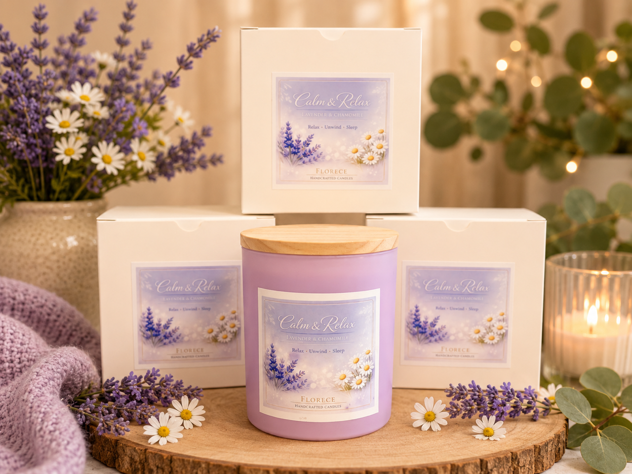 Emotional Balance Therapeutic Candle / Vela Terapéutica Emotional Balance — Florece
