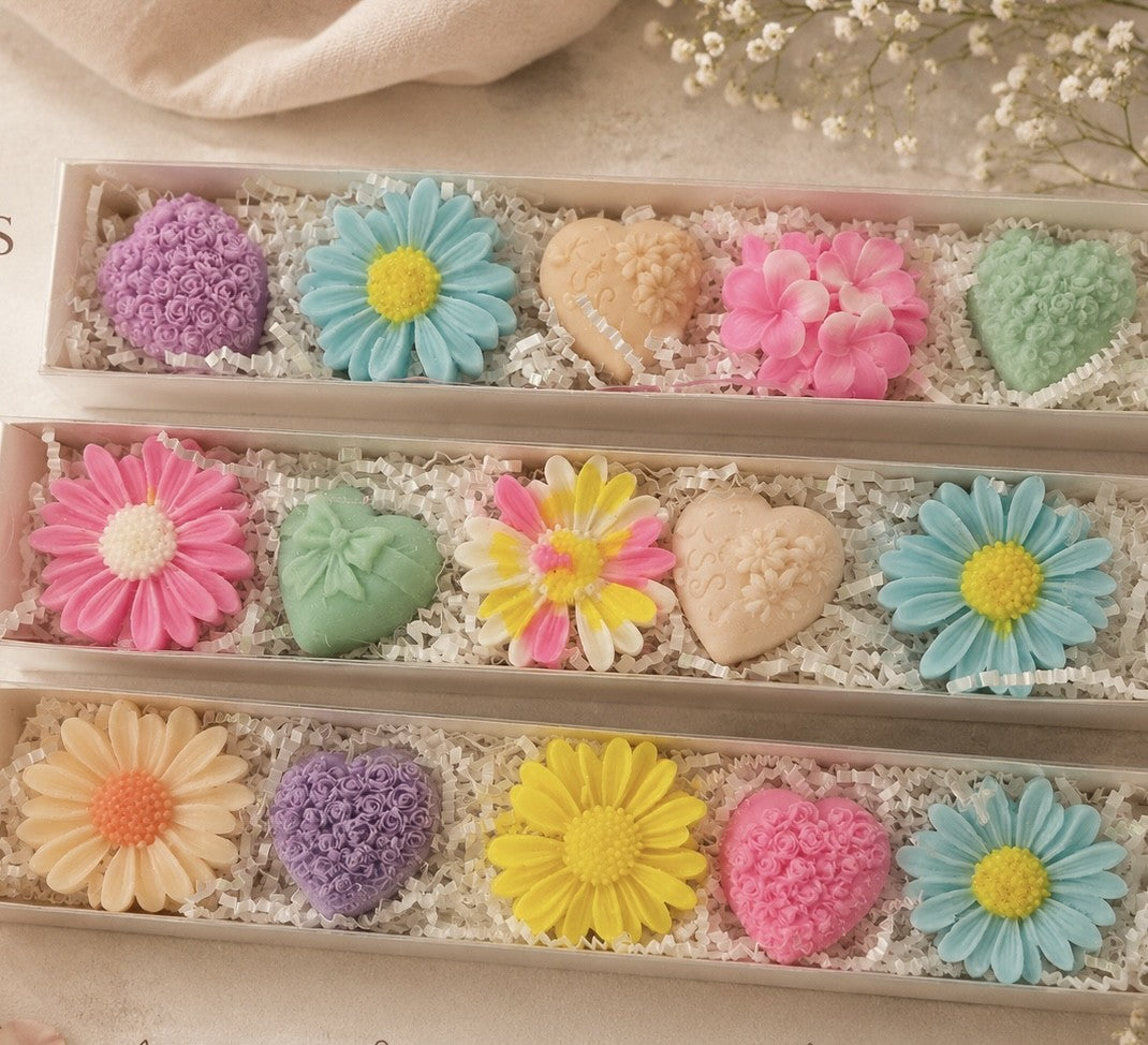 Floral Wax Melts Box / Caja de Wax Melts Florales — Florece