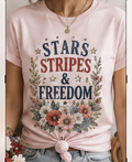 Stars Stripes & Freedom — Camiseta Memorial Day